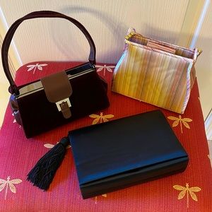 Three little evening/cocktail bags